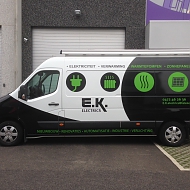 Project: Wrapping E.K. Electrics bestelwagen