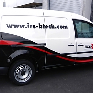 Ontwerp: I.R.S. BTech - Project: I.R.S BTech - belettering bestelwagens