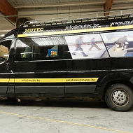 Project: MUTEC - belettering bestelwagen