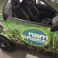 Ontwerp: NAM Grass - Project: NAM Grass - full car wrap