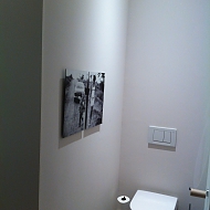 Project: dibond panelen in toilet