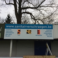 Project: Sanitair Verschraegen - Scorebord VC Destelbergen