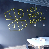 Project: branding Levi Party Rental