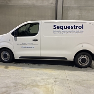 Project: Sequestrol- belettering bestelwagen